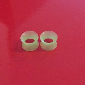 Lime green ear skins